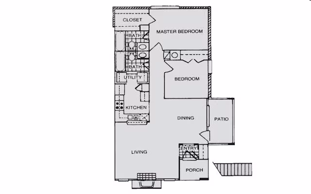 2B - 2 X 2 (Plan C) 2202 floor plan